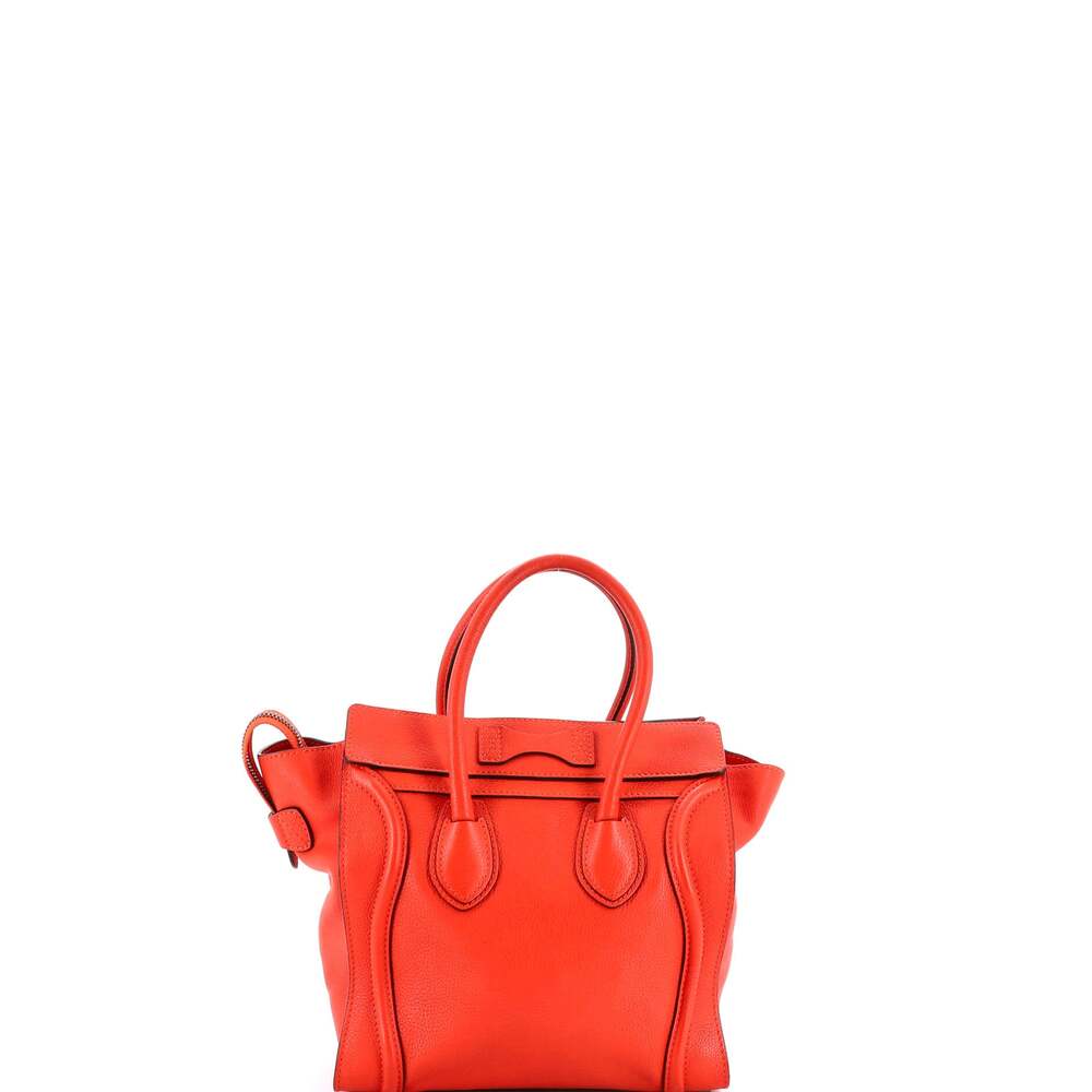 Celine Luggage Bag Grainy Leather Mini #240765C85B - Picture 3 of 8